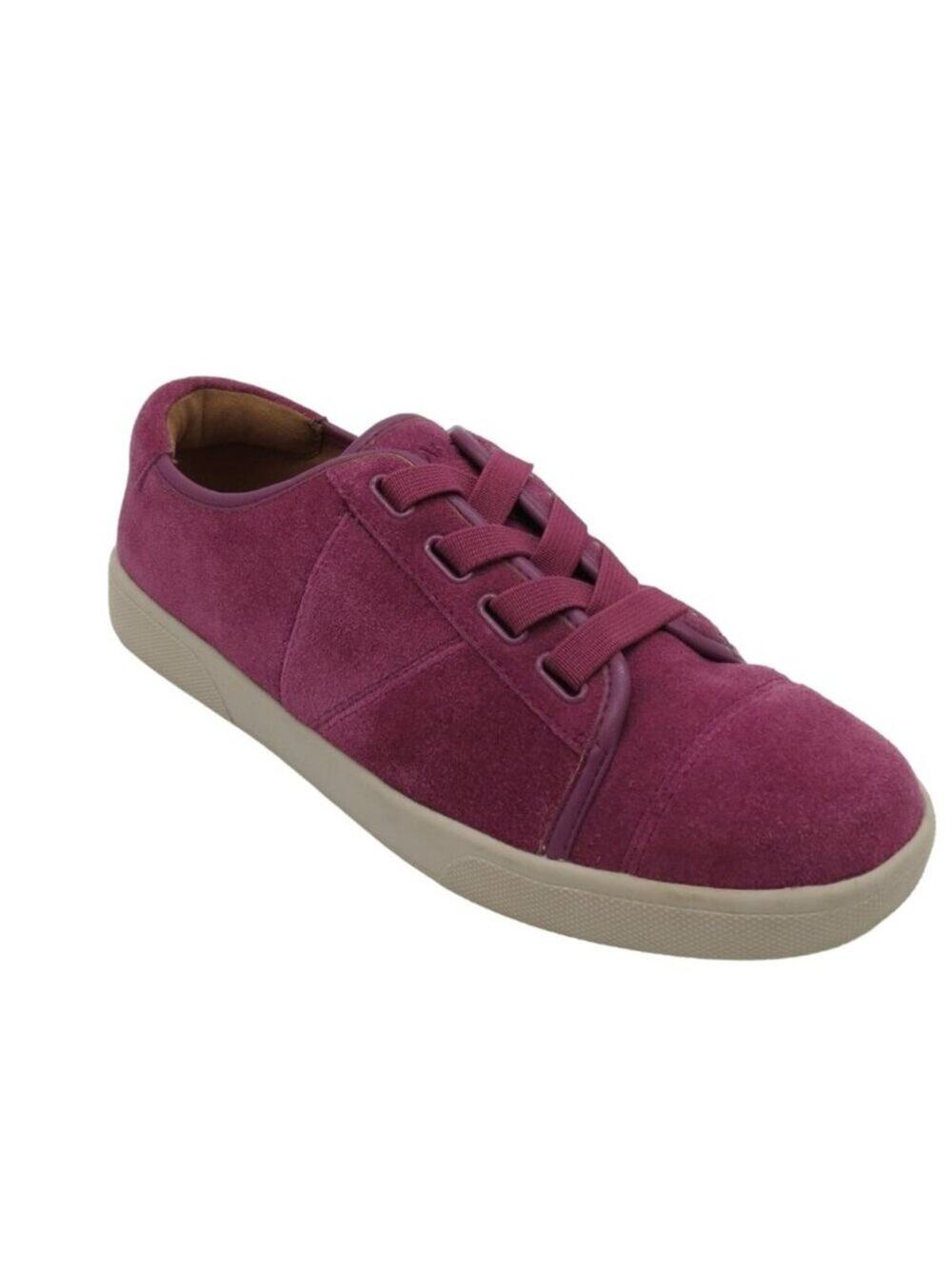 Vionic Jean Suede Slip-On Sneakers Berry Pink Women's - 9.5 Wide